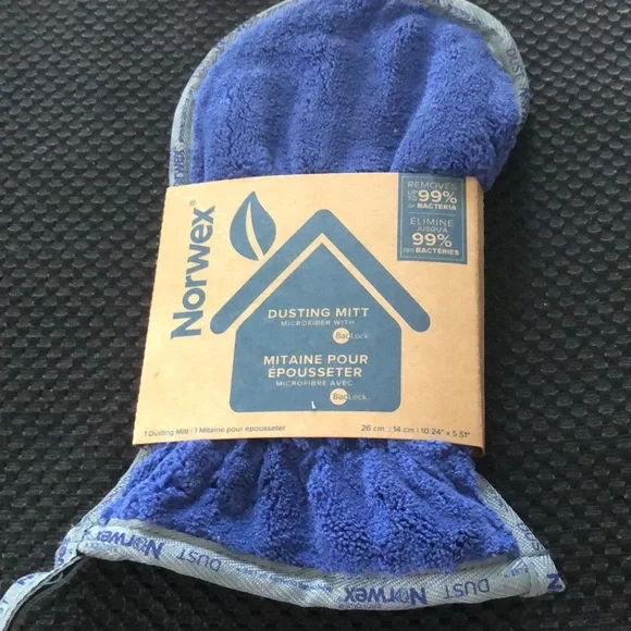 Norwex Dusting Mitt Dark Blue - Picture 2 of 3